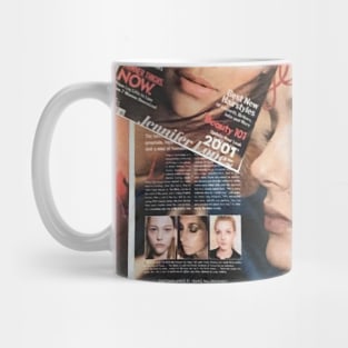 Aesthetic Pink Magazine Collage Mug